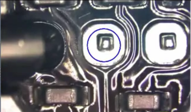 汽车发动机温度传感器激光焊锡机设备 视频